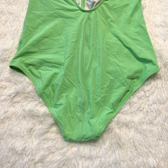 Maryan Mehlhorn Mint Green One Piece Swimsuit with Rhinestone Detail - Picture 7 of 10